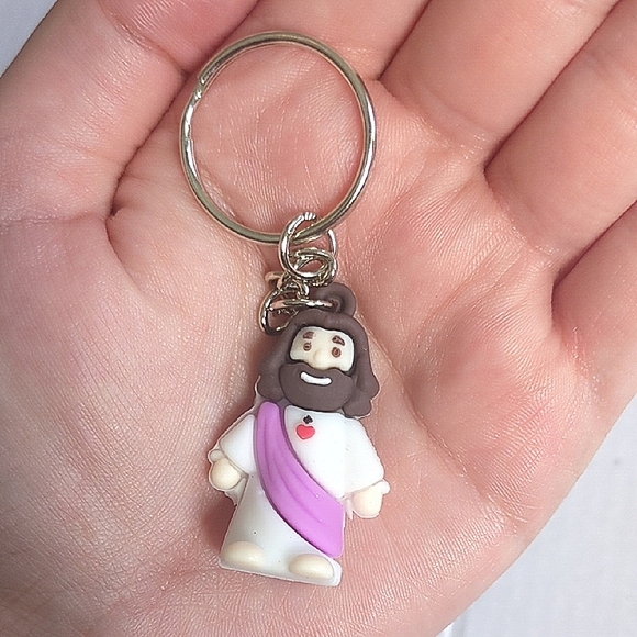 Jesus Keychain Pick Your Color - Picture 7 of 7
